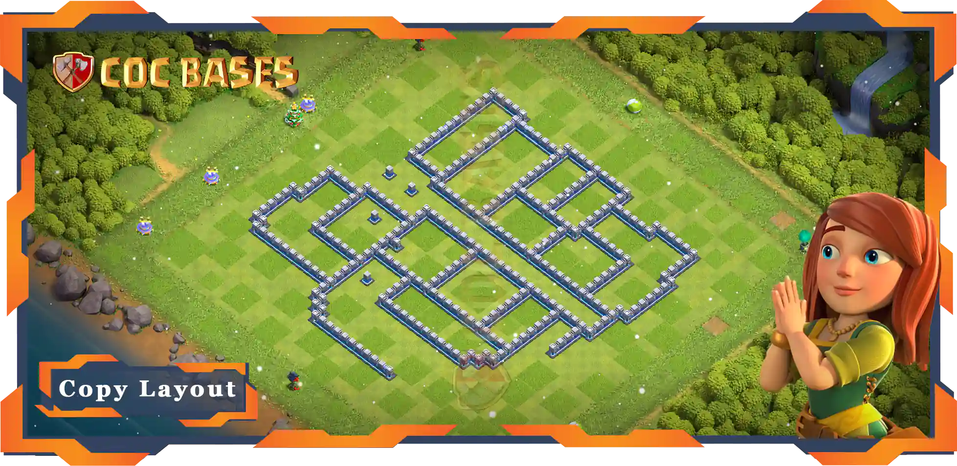 Town Hall 12 Base#107