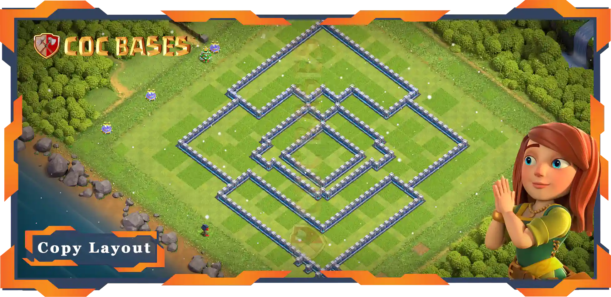 Town Hall 12 Base#128