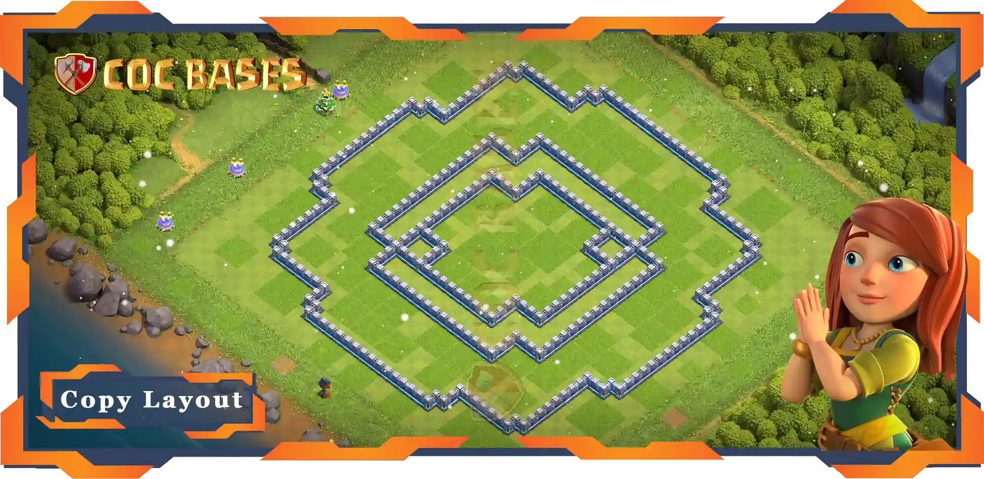 Town Hall 12 Base#117