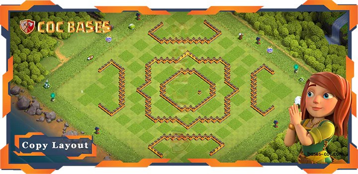 Town Hall 10 Base #91