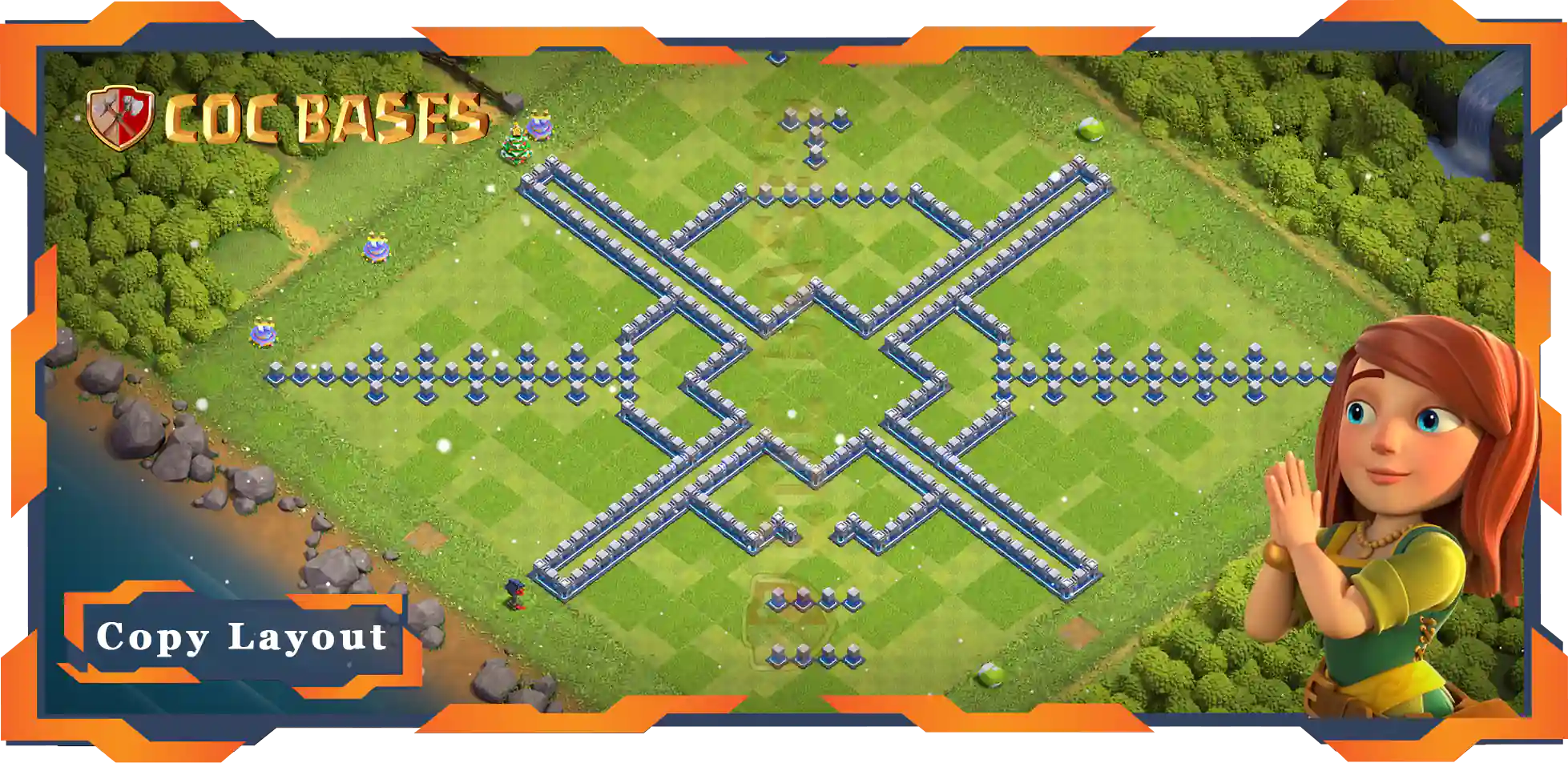 Town Hall 12 Base#95