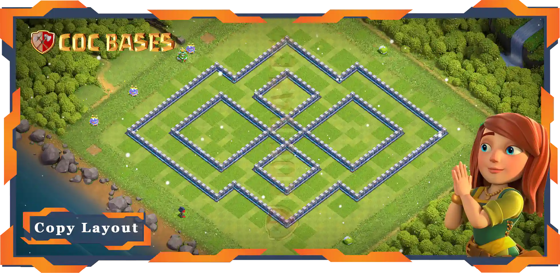 Town Hall 12 Base#87