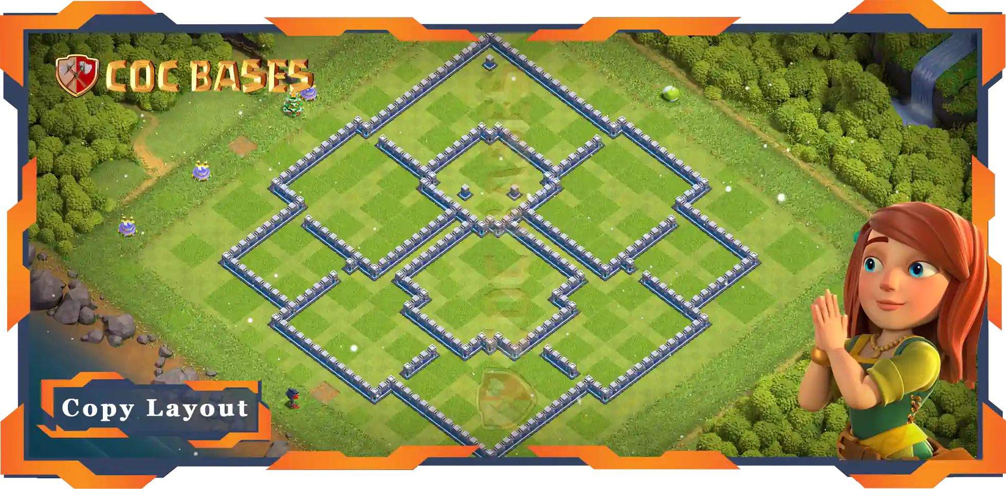 Town Hall 12 Base#66