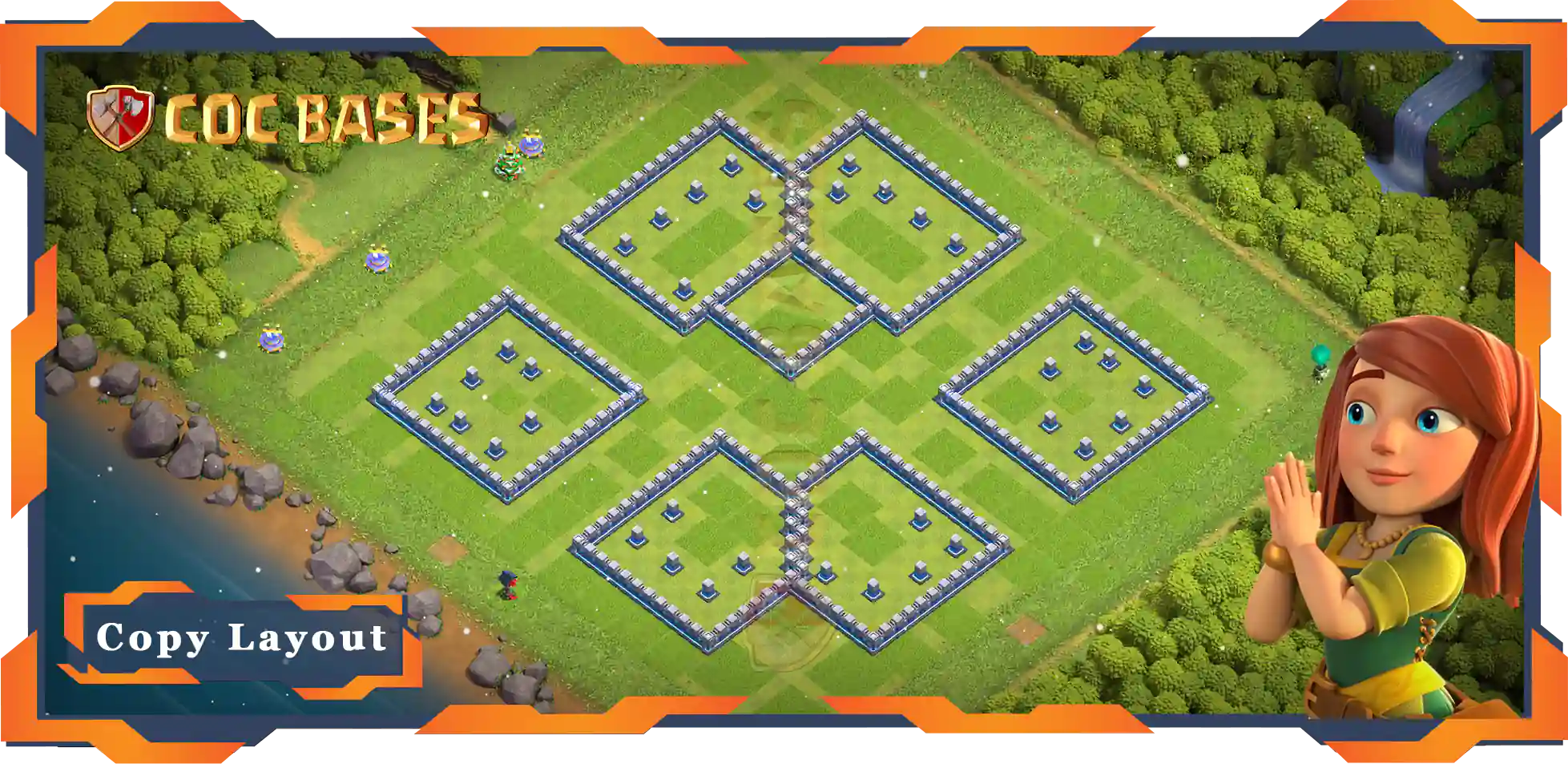 Town Hall 12 Base#140