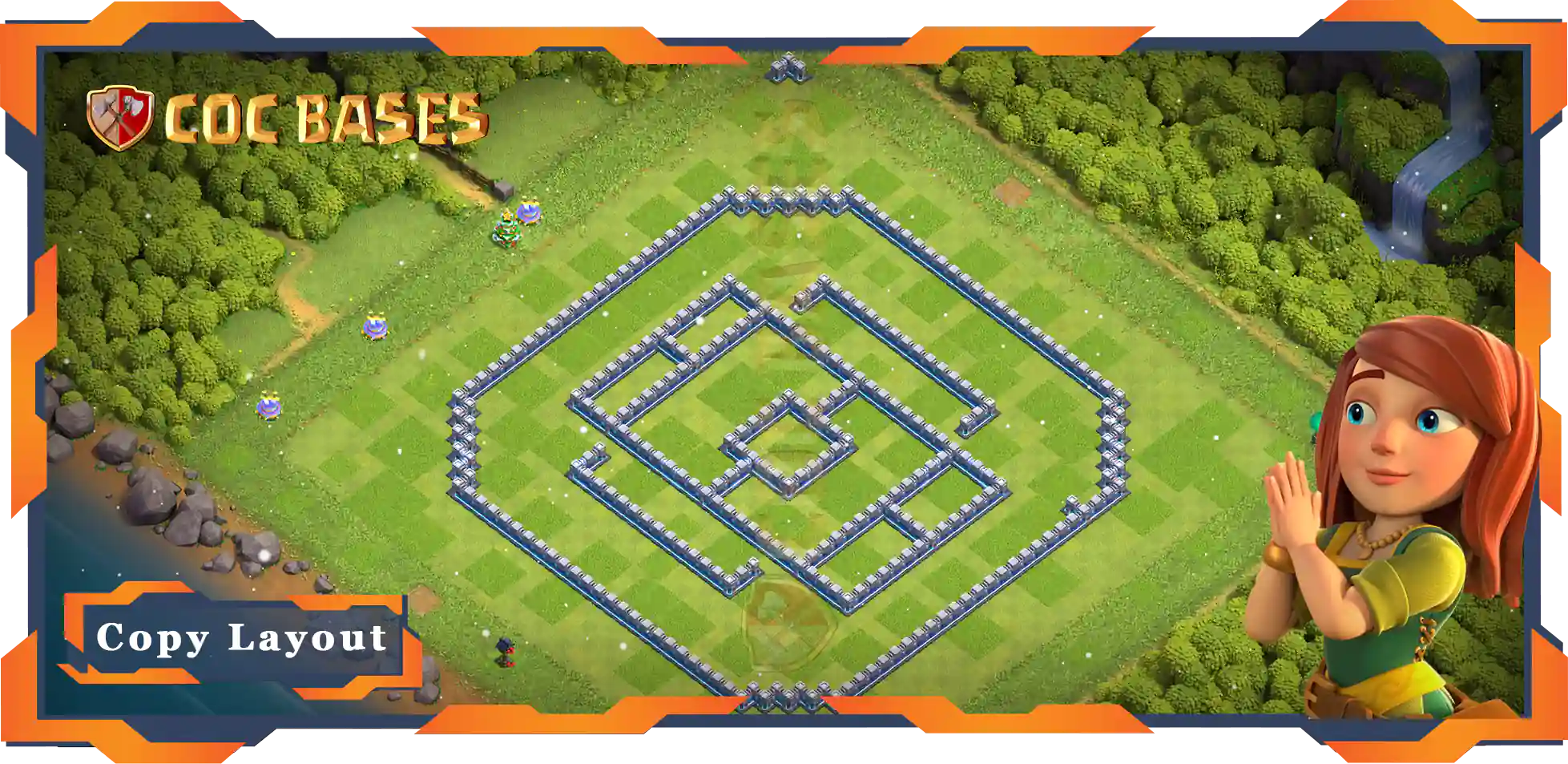 Town Hall 12 Base#125