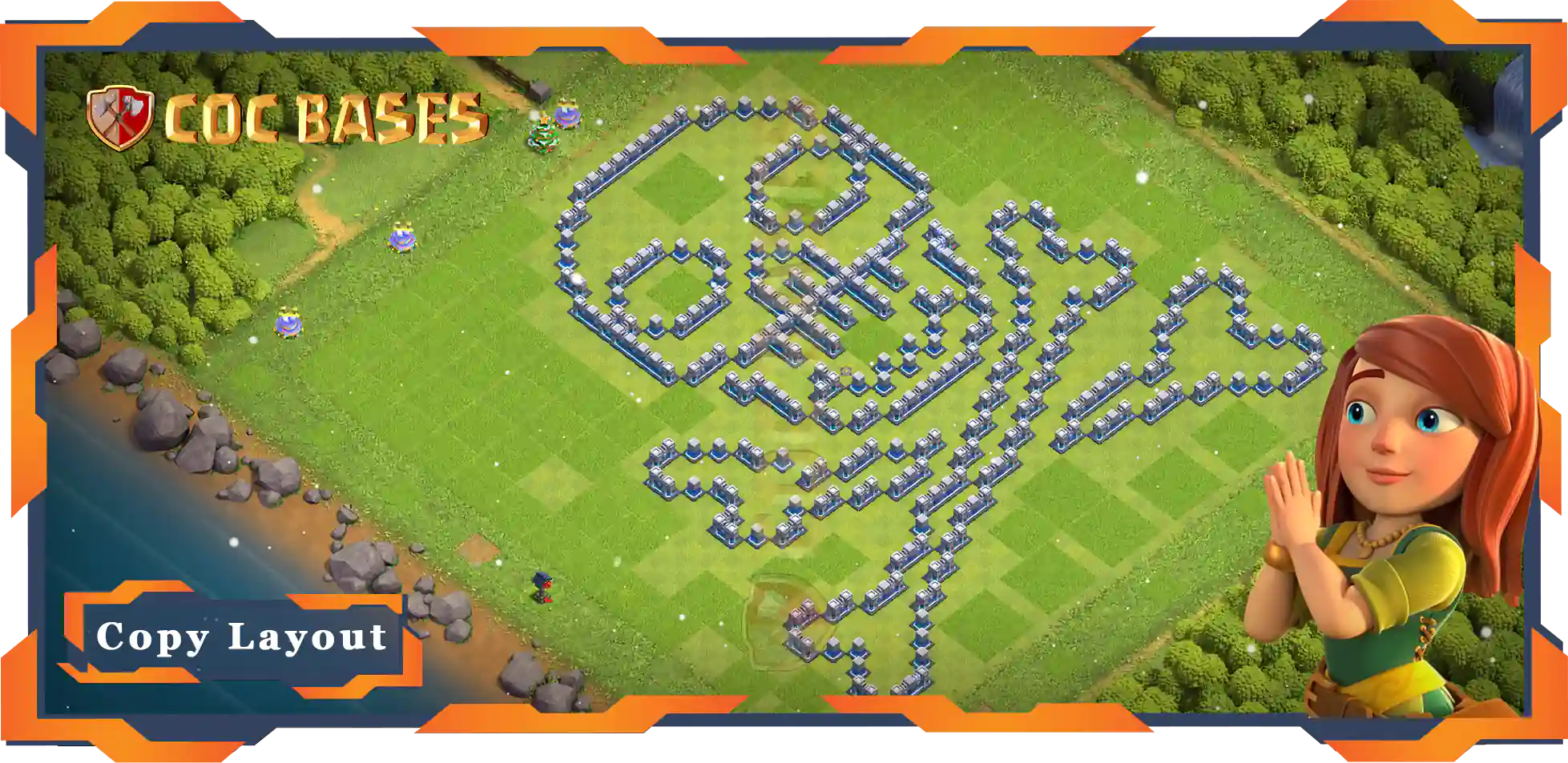 Town Hall 12 Base#121