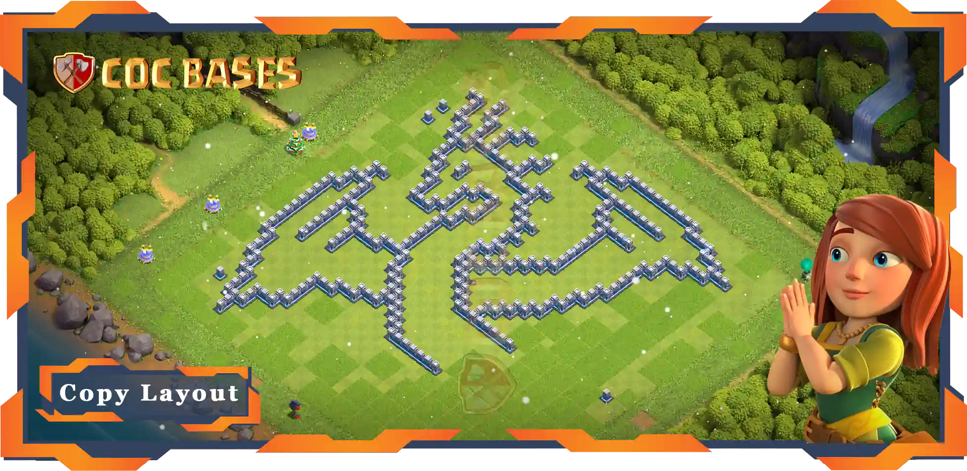 Town Hall 12 Base#132