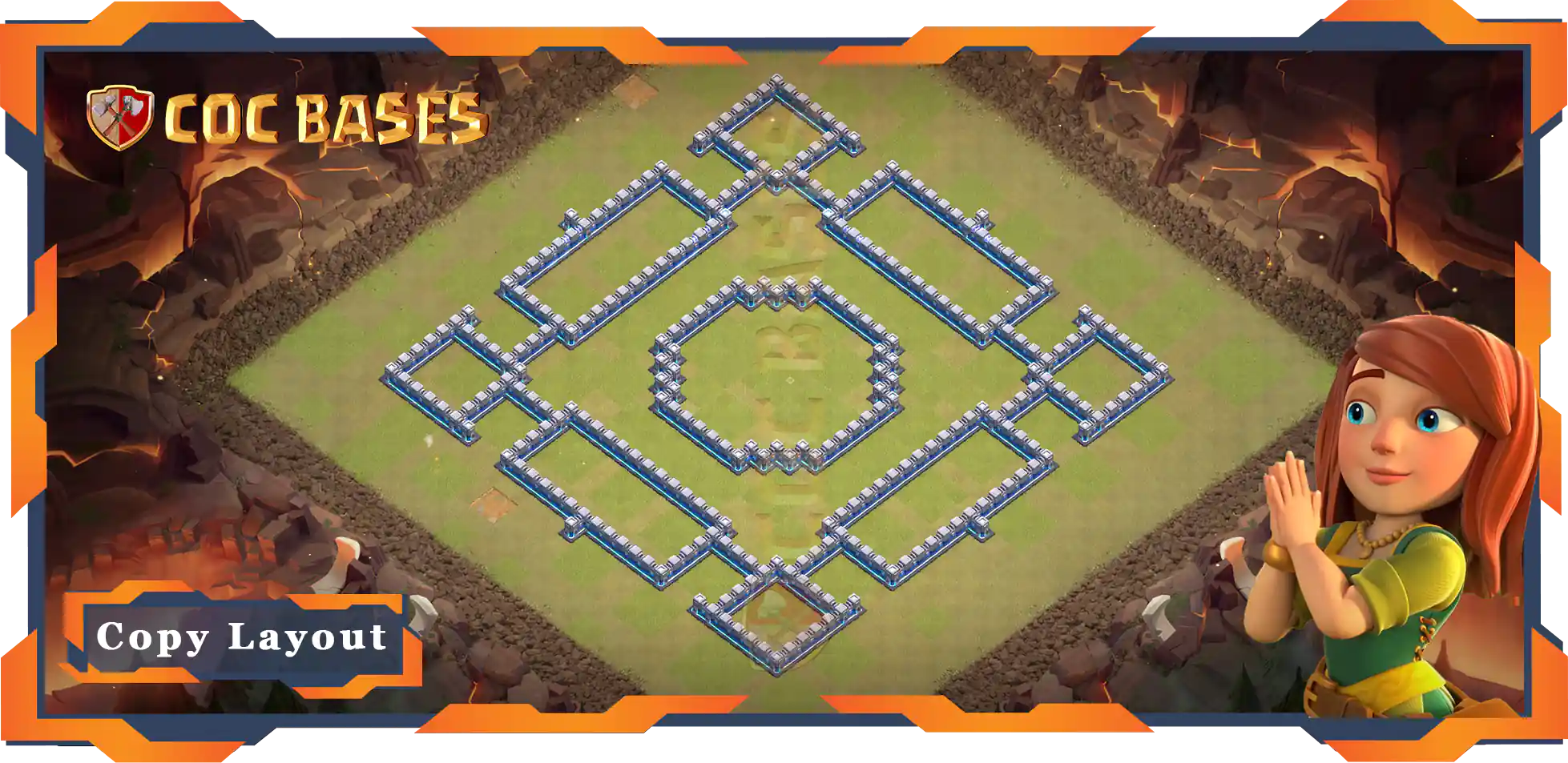 Town Hall 12 Base#61