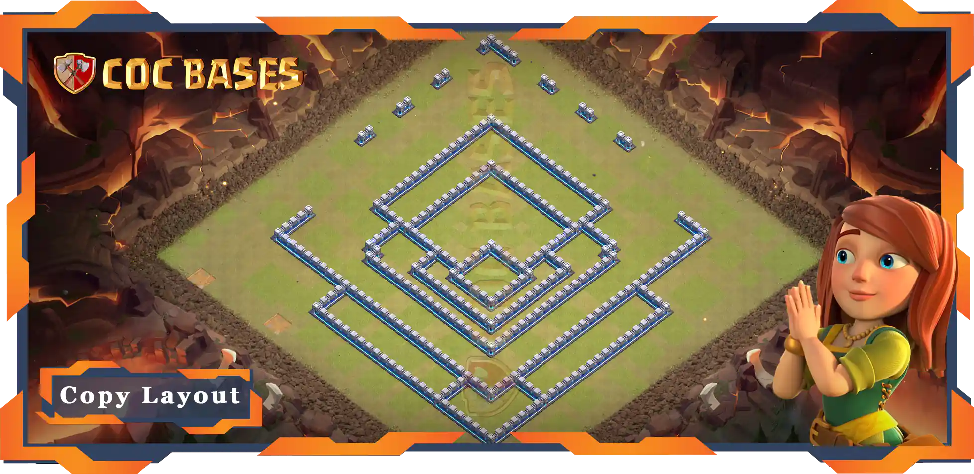 Town Hall 12 Base#134
