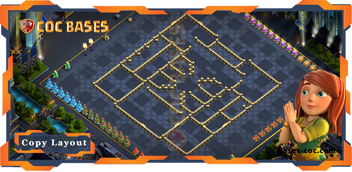 Coc bases Walls - Top Base TH17 with Link, Anti 3 Star Layout - Clash of Clans (140) [Updated]