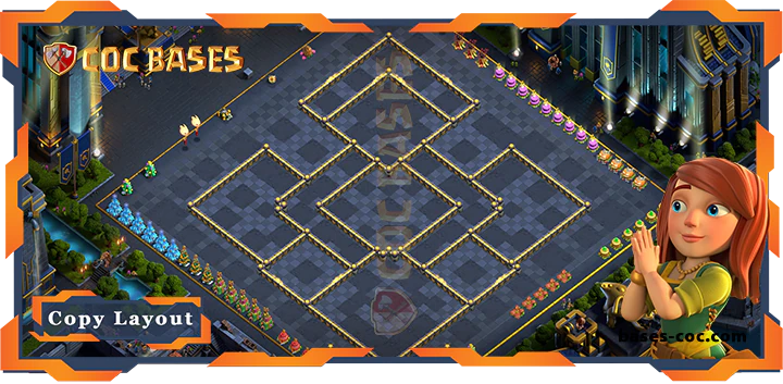 Coc bases Walls - Top Base TH17 with Link, Farming Layout - Clash of Clans (119) [Updated]