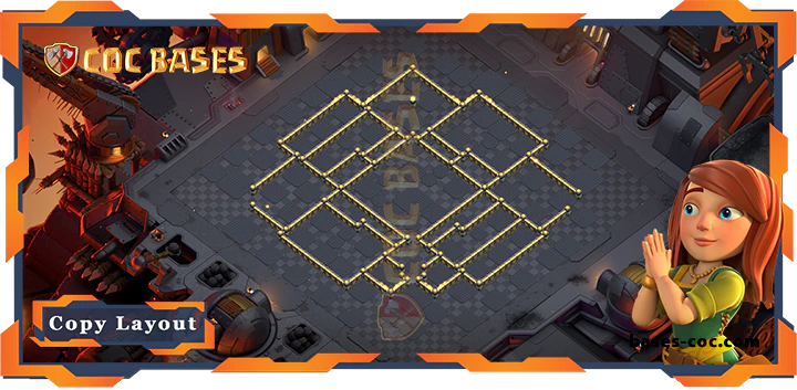 Coc bases Walls - Top Base TH17 with Link, WarCWL, Anti 2 Star, Anti Air Electro Layout - Clash of Clans (82) [Updated]