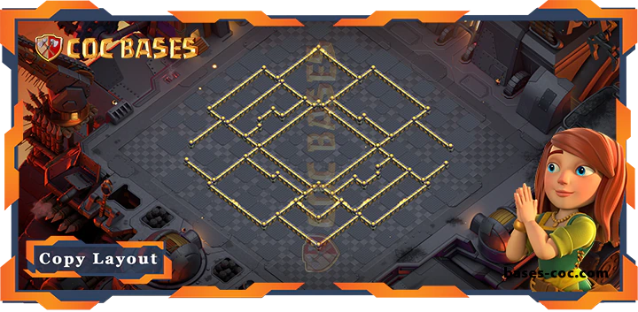 Coc bases Walls - Top Base TH17 with Link, WarCWL, Anti 2 Star Layout - Clash of Clans (107) [Updated]