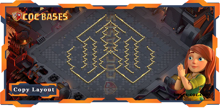 Coc bases Walls - Top Base TH17 with Link, WarCWL, Anti 3 Star Layout - Clash of Clans (117) [Uodated]