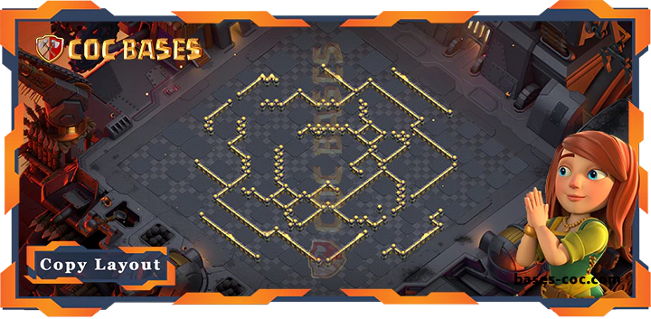 Coc bases Walls - Top Base TH17 with Link, WarCWL, Anti 3 Star Layout - Clash of Clans (137) [Uodated]