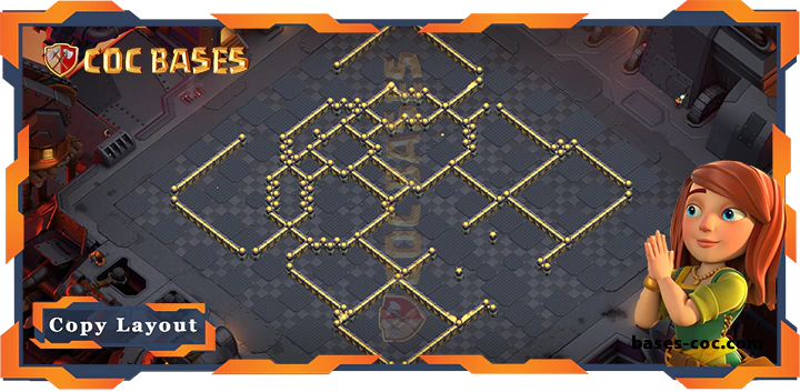 Coc bases Walls - Top Base TH17 with Link, WarCWL, Anti 3 Star Layout - Clash of Clans (141) [Updated]