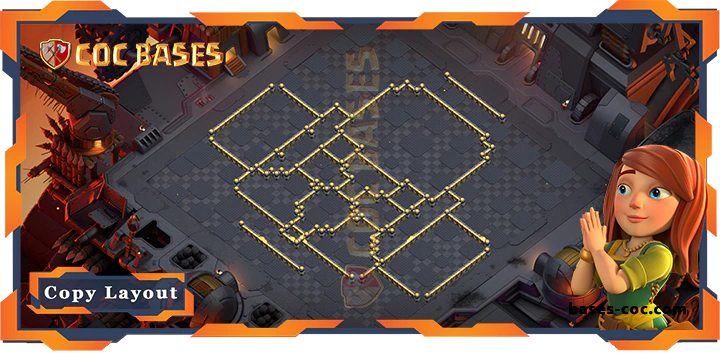 Coc bases Walls - Top Base TH17 with Link, WarCWL, Anti 3 Star Layout - Clash of Clans (93) [Updated]