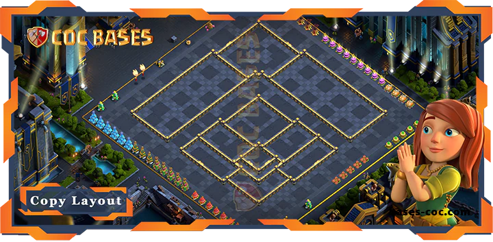 Coc bases Walls Top Farming Base TH17 with Link Anti 3 Star Layout Clash of Clans 151 Updated