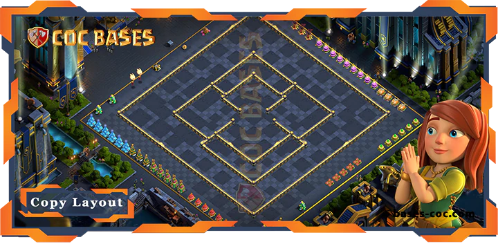 Coc bases Walls - Top Farming Base TH17 with Link, Hybrid, Anti 3 Star Layout - Clash of Clans (92) [Updated]