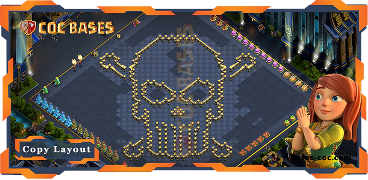 Coc bases Walls - Top Troll Base TH17 with Link, Funny Layout - Clash of Clans (123) [Updated]