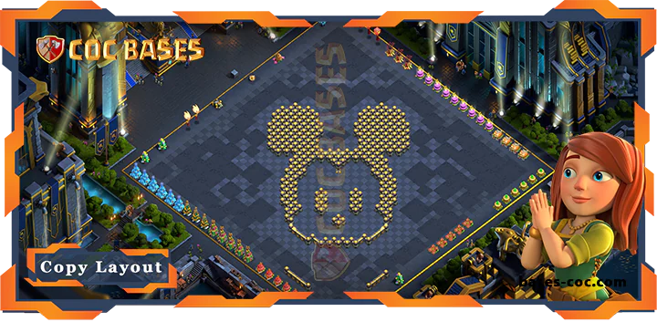 Coc bases Walls - Top Troll Base TH17 with Link, Funny Layout - Clash of Clans (77) [Updated]