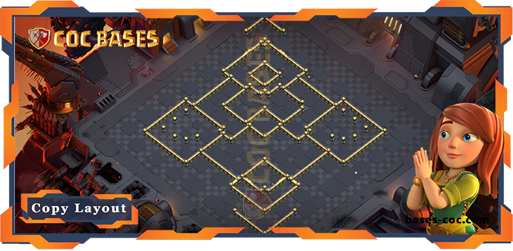 Coc bases Walls - Top War Base TH17 with Link, Anti 2 Star, Anti Air Electro Dragon Layout - Clash of Clans (118) [Uodated
