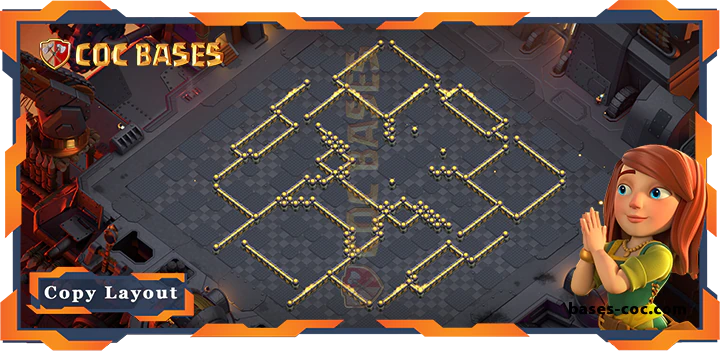 Coc bases Walls - Top War Base TH17 with Link, Anti 2 Star Layout - Clash of Clans (131) [Updated]