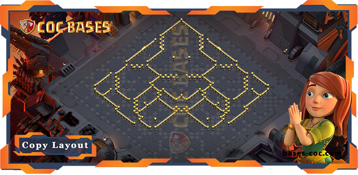 Coc bases Walls - Top War Base TH17 with Link, Anti 3 Star, Anti Everything Layout - Clash of Clans (88) [Updated]