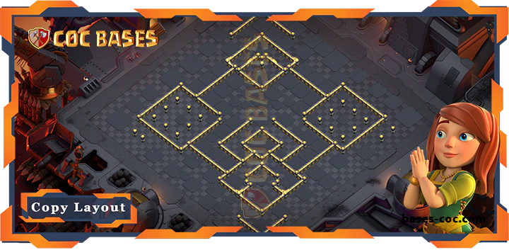 Coc bases Walls - Top War Base TH17 with Link, Anti Air Electro Dragon, Defence Layout - Clash of Clans (113) [Updated]