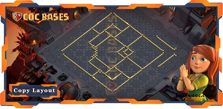 Coc bases Walls - Top War Base TH17 with Link, Anti Air Electro Dragon, Defence Layout - Clash of Clans (81) [Updated]