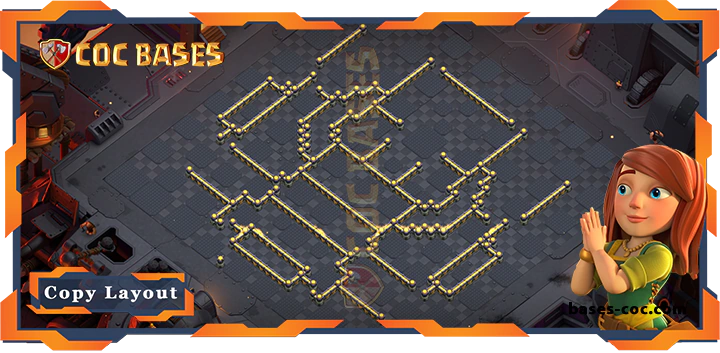 Coc bases Walls - Top War Base TH17 with Link, Defence, Anti Air Electro Dragon Layout - Clash of Clans (112) [Updated]