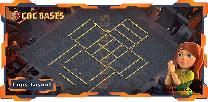 Coc bases Walls - Top War Base TH17 with Link, Defence, Anti Everything Layout - Clash of Clans (124) [Updated]