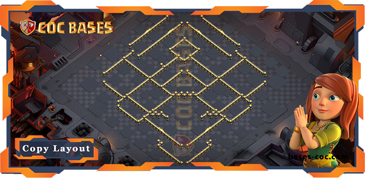 Coc bases Walls - Top War Base TH17 with Link, Defence Layout - Clash of Clans (125) [Updated]