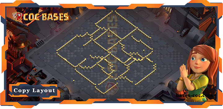 Coc bases Walls - Top War Base TH17 with Link, Defence Layout - Clash of Clans (136) [Updated]
