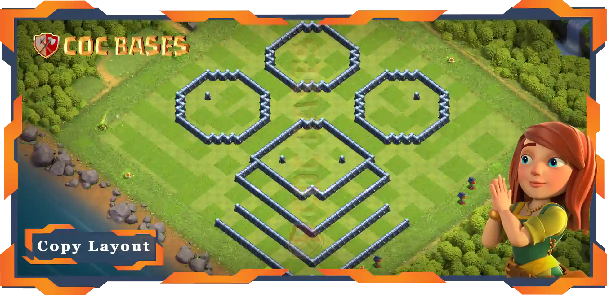 Town Hall 13 Base #62