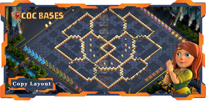 Town Hall 17 Base #157