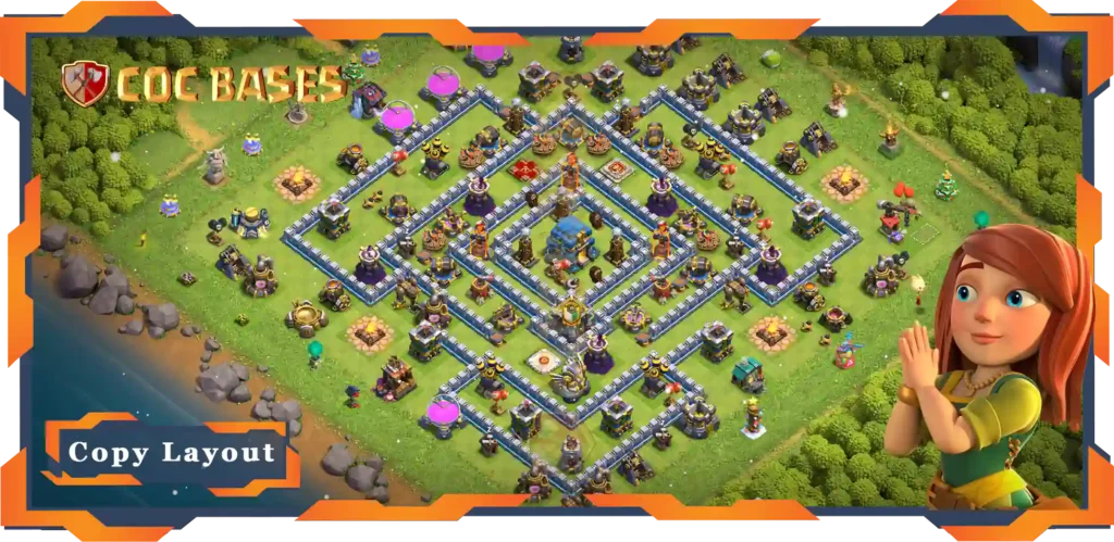 Top Anti 3 Star Base TH12 with Link, Anti Air / Electro Dragon Layout - Clash of Clans (72) 25 Top Anti 3 Star Base TH12 with Link, Anti Air Electro Dragon Layout - Clash of Clans (72)