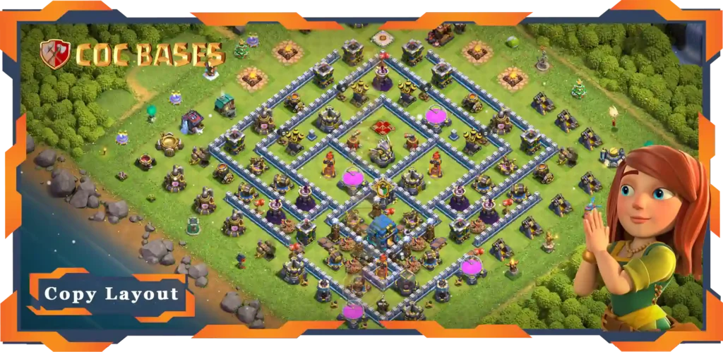Top Anti 3 Star Base TH12 with Link, Anti Everything Layout - Clash of Clans (71) 28 Top Anti 3 Star Base TH12 with Link, Anti Everything Layout - Clash of Clans (71)