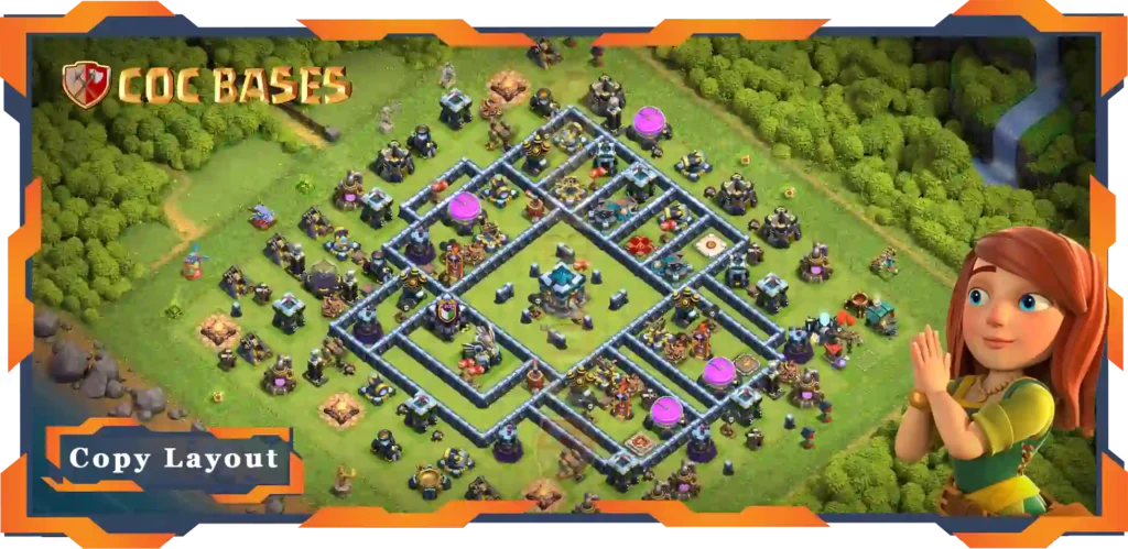 Top Anti 3 Star Base TH13 with Link, Anti Air / Electro Dragon Layout - Clash of Clans (76) 13 Top Anti 3 Star Base TH13 with Link, Anti Air Electro Dragon Layout - Clash of Clans (76)
