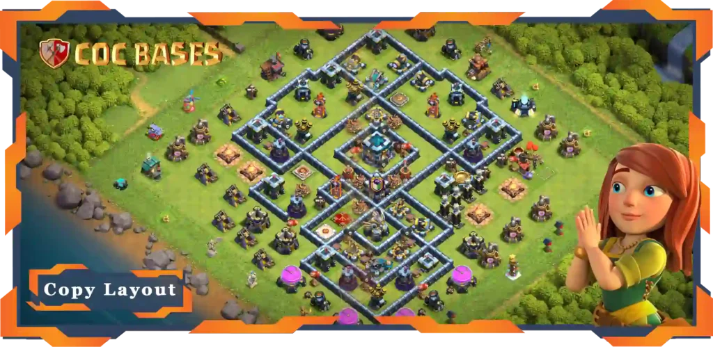 Top Anti 3 Star Base TH13 with Link, Hybrid, Legend League, Unbeatable Layout - Clash of Clans (79) 4 Top Anti 3 Star Base TH13 with Link, Hybrid, Legend League, Unbeatable Layout - Clash of Clans (79)