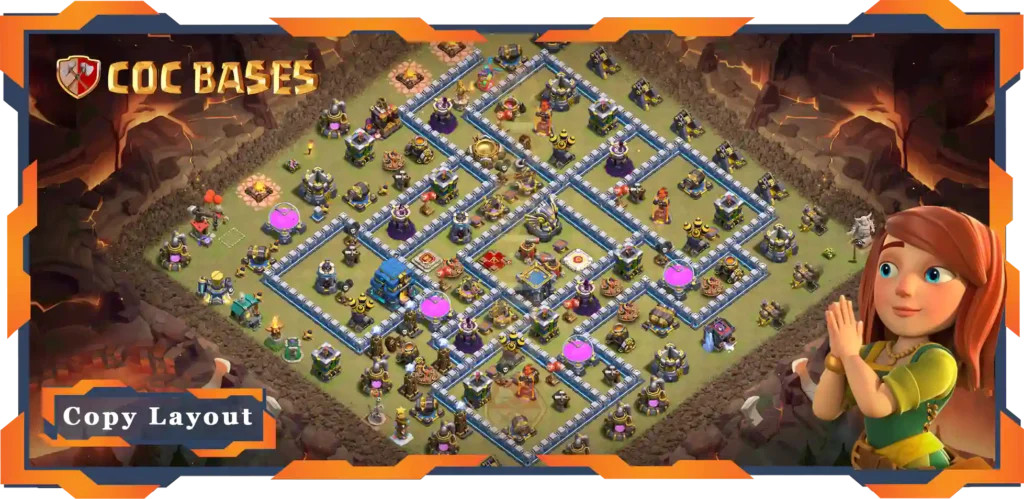 Top Base TH12 Max Level with Link, Anti Everything, War/CWL Layout - Clash of Clans (76) 13 Top Base TH12 Max Level with Link, Anti Everything, WarCWL Layout - Clash of Clans (76)
