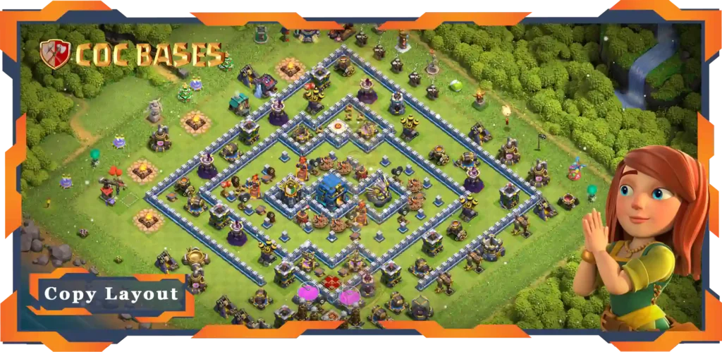Top Base TH12 with Link, Anti Everything, Anti 2 Star Layout - Clash of Clans (70) 31 Top Base TH12 with Link, Anti Everything, Anti 2 Star Layout - Clash of Clans (70)