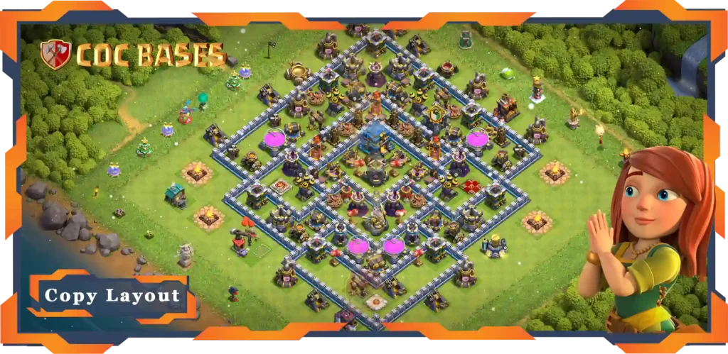 Top Base TH12 with Link, Farming, Hybrid Layout - Clash of Clans (67) 34 Top Base TH12 with Link, Farming, Hybrid Layout - Clash of Clans (67)