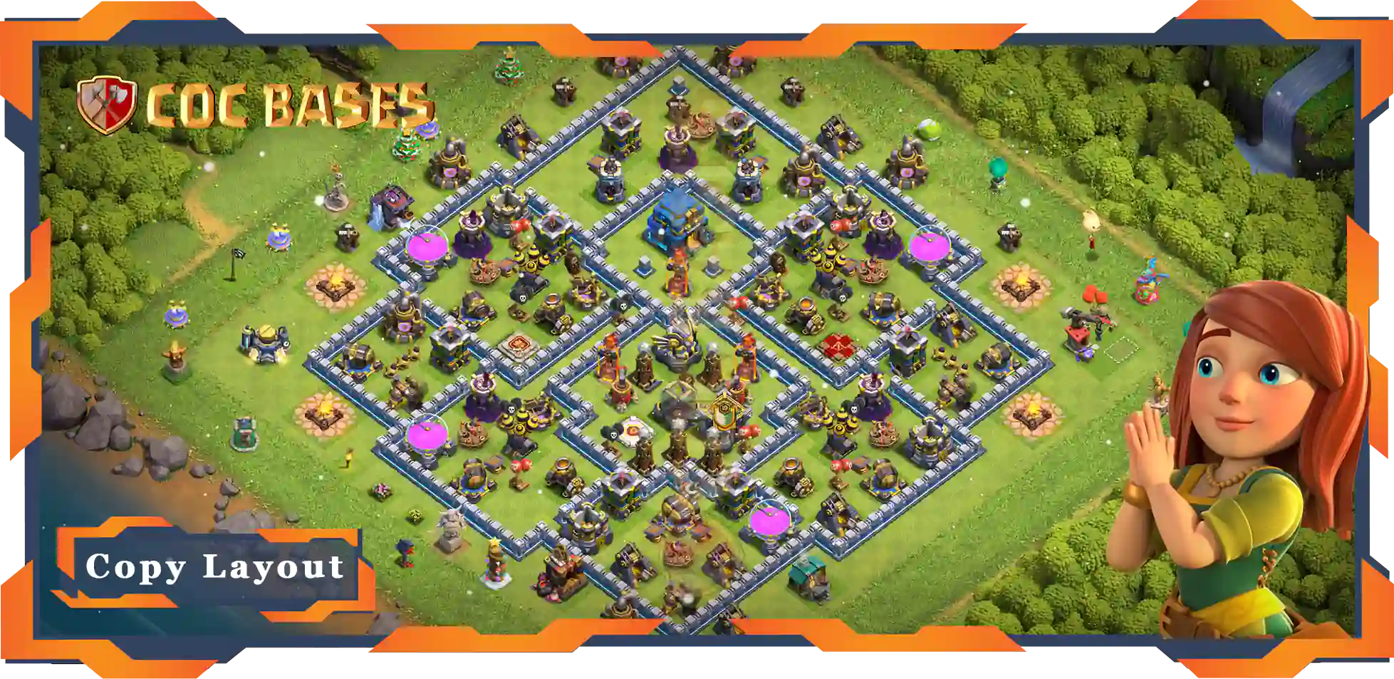 Copy Town Hall Base Farming With Link