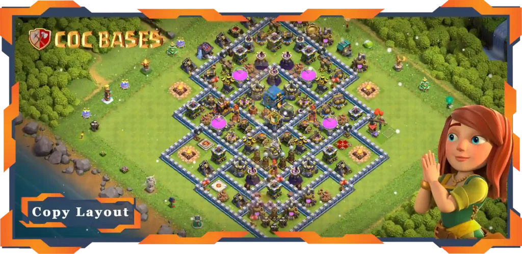 Top Farming Base TH12 with Link, Hybrid, Anti Everything Layout - Clash of Clans (74) 19 Top Farming Base TH12 with Link, Hybrid, Anti Everything Layout - Clash of Clans (74)