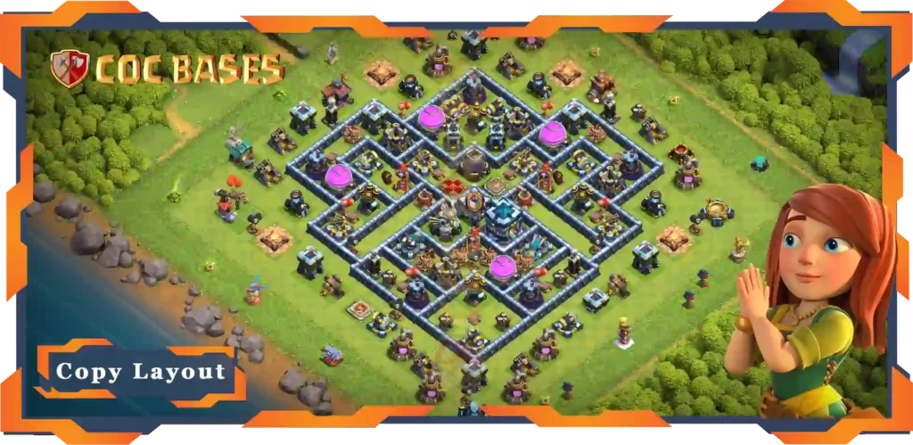 Top Farming Base TH13 with Link, Hybrid, Legend League Layout - Clash of Clans (72) 25 Top Farming Base TH13 with Link, Hybrid, Legend League Layout - Clash of Clans (72)