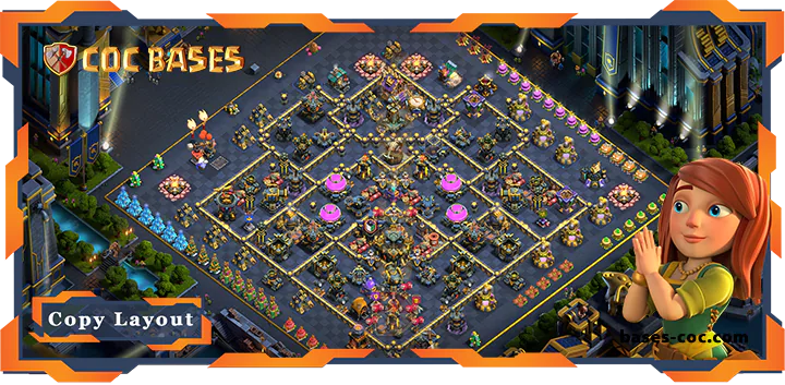 Top Farming Base TH17 with Link, Anti 3 Star Layout - Clash of Clans (102) [Updated]