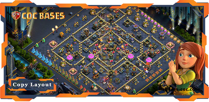 Top Farming Base TH17 with Link, Anti Everything Layout - Clash of Clans (84) [Updated]