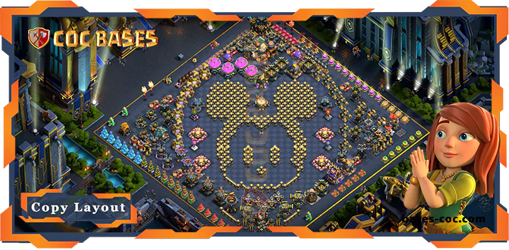 Top Troll Base TH17 with Link, Funny Layout - Clash of Clans (77) [Updated]