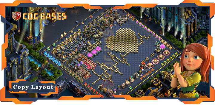 Top TrollFunny Base TH17 with Link - Clash of Clans (78) [Updated]